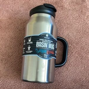Manna Basin Mug cold / hot 40oz stainless steel 1.2L carry handle leakproof lid
